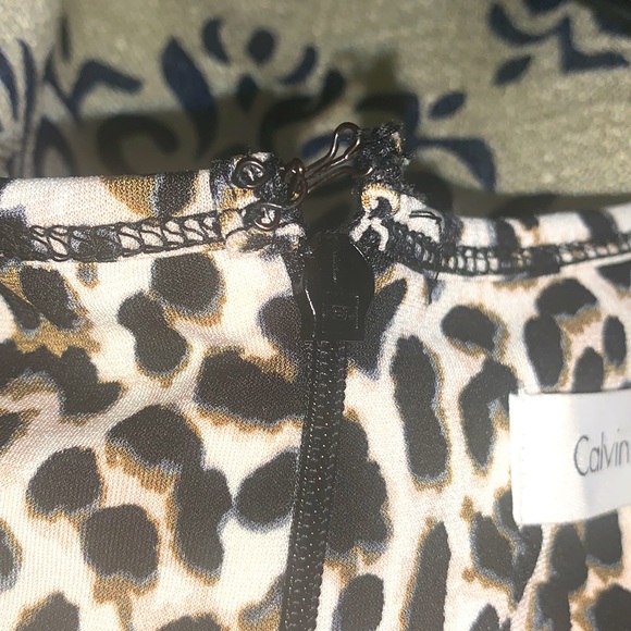 Calvin Klein cheetah print jumpsuit - Picture 5 of 6